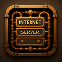 icon_internet_server_steampunk icon preview