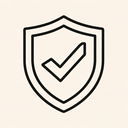 icon_internet_shield_minimal_outline icon preview