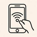 icon_internet_smartphone_line_art icon preview