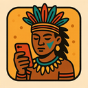 icon_internet_smartphone_tribal icon preview