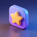 icon_internet_star_3d_isometric icon preview