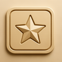 icon_internet_star_embossed icon preview