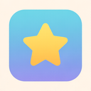 icon_internet_star_flat_pastel icon preview