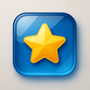 icon_internet_star_glassy icon preview