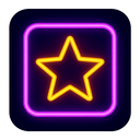 icon_internet_star_neon icon preview