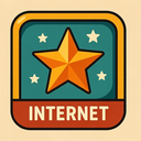 icon_internet_star_retro icon preview