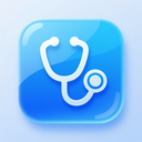icon_internet_stethoscope_glassy icon preview