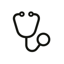 icon_internet_stethoscope_minimal_outline icon preview