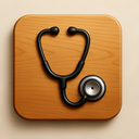 icon_internet_stethoscope_wooden icon preview