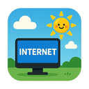 icon_internet_sun_cartoon icon preview