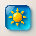 icon_internet_sun_glassy icon preview
