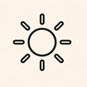 icon_internet_sun_minimal_outline icon preview