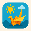 icon_internet_sun_origami icon preview