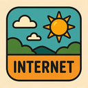 icon_internet_sun_retro icon preview