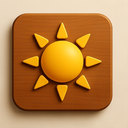 icon_internet_sun_wooden icon preview