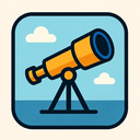 icon_internet_telescope_filled icon preview