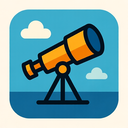 icon_internet_telescope_geometric icon preview
