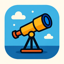icon_internet_telescope_rounded icon preview