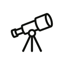 icon_internet_telescope_simplified icon preview