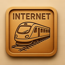 icon_internet_train_embossed icon preview