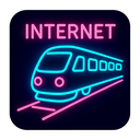 icon_internet_train_neon icon preview