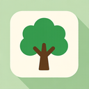 icon_internet_tree_flat_design icon preview