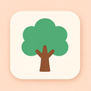 icon_internet_tree_flat_pastel icon preview