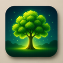 icon_internet_tree_glow_effect icon preview