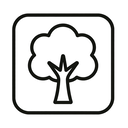 icon_internet_tree_minimal_outline icon preview
