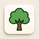 icon_internet_tree_minimalist icon preview