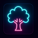 icon_internet_tree_neon icon preview