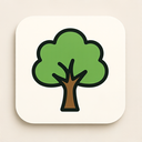 icon_internet_tree_thin icon preview