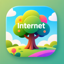 icon_internet_tree_vibrant_colors icon preview