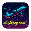 icon_literature_airplane_cyberpunk icon preview