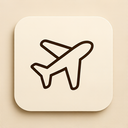 icon_literature_airplane_elegant icon preview