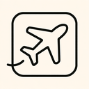 icon_literature_airplane_outline icon preview