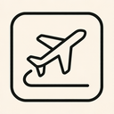 icon_literature_airplane_thin icon preview