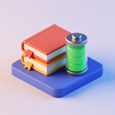 icon_literature_battery_3d_isometric icon preview