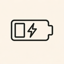 icon_literature_battery_minimal_outline icon preview