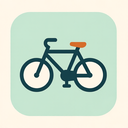 icon_literature_bicycle_flat_pastel icon preview