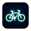 icon_literature_bicycle_glow_effect icon preview