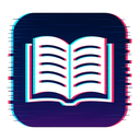 icon_literature_book_digital_glitch icon preview