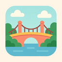 icon_literature_bridge_flat_pastel icon preview
