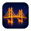 icon_literature_bridge_glow_effect icon preview
