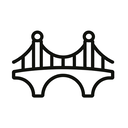icon_literature_bridge_line_art icon preview