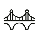 icon_literature_bridge_minimal_outline icon preview