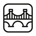 icon_literature_bridge_monochrome icon preview