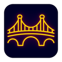 icon_literature_bridge_neon icon preview