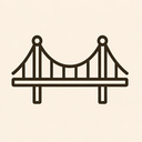 icon_literature_bridge_thin icon preview