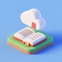 icon_literature_cloud_3d_isometric icon preview